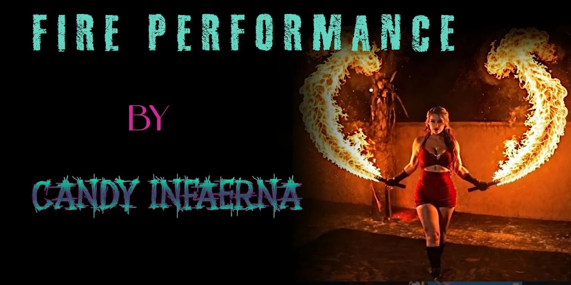 Ghost Ship fire performance by Candy Infaerna