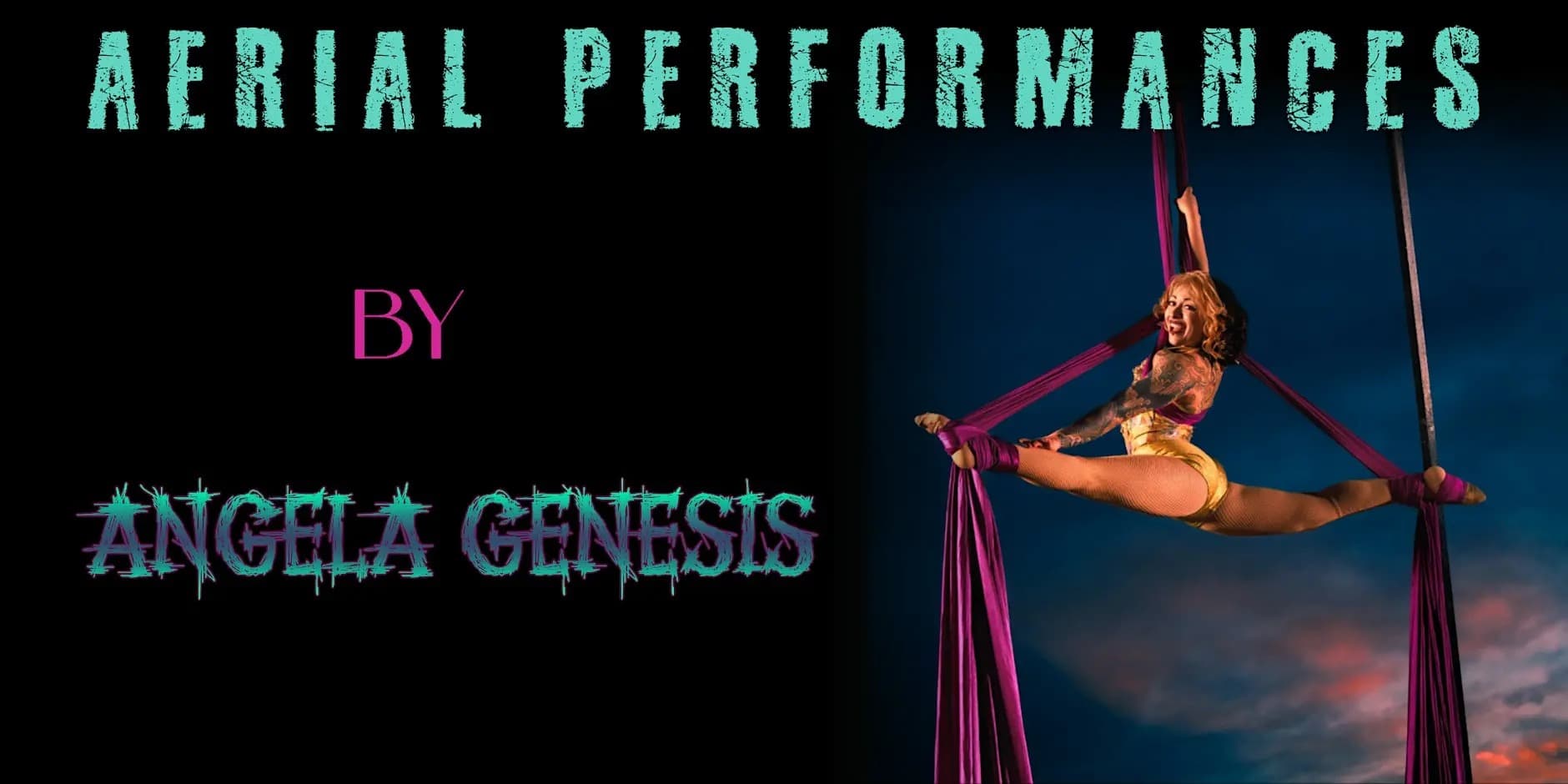 Ghost Ship aerial performances by Angela Genesis