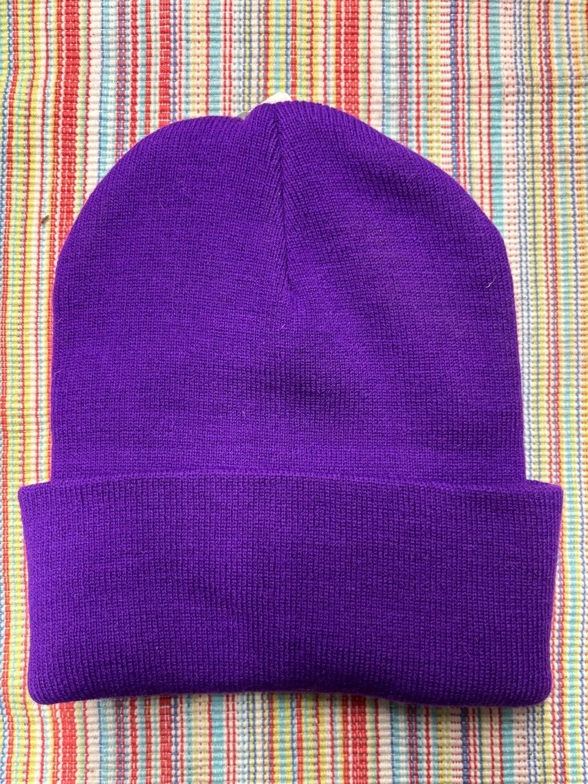 Drive Fast, Take Chances - Beenie print detail