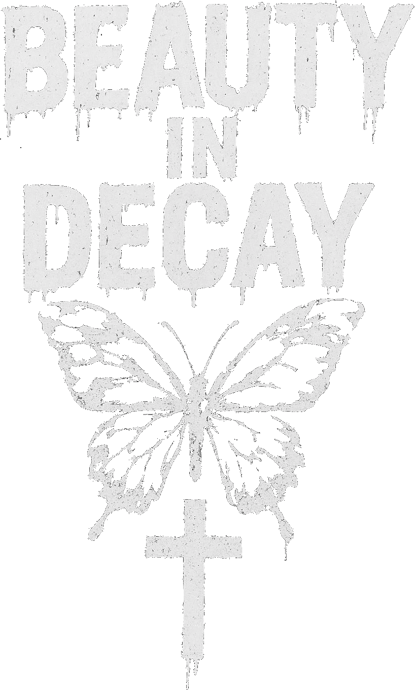 Beauty In Decay print detail