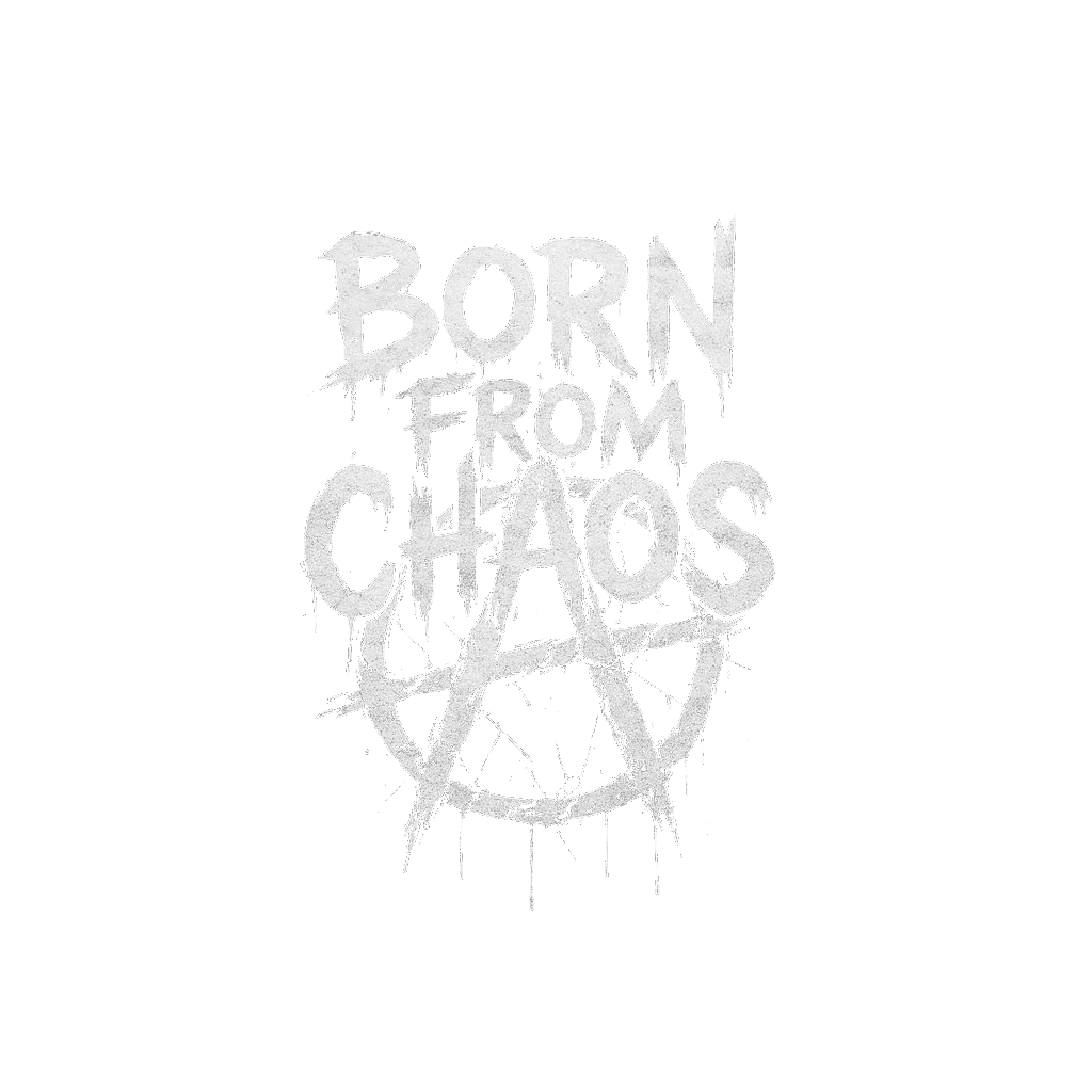 Born From Chaos print detail