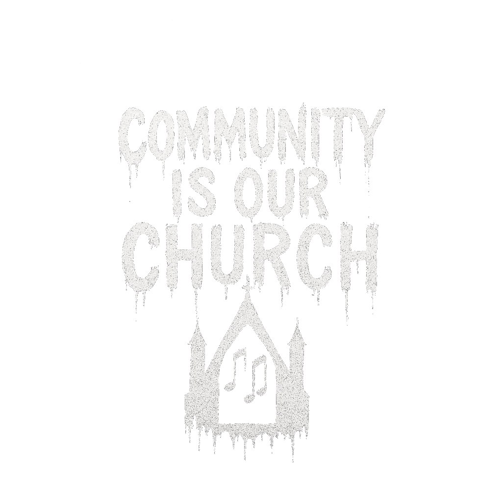 Community Is Our Church print detail