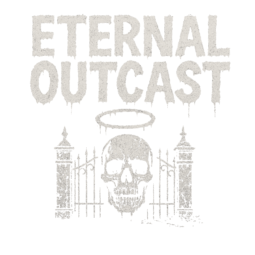 Eternal Outcast print detail