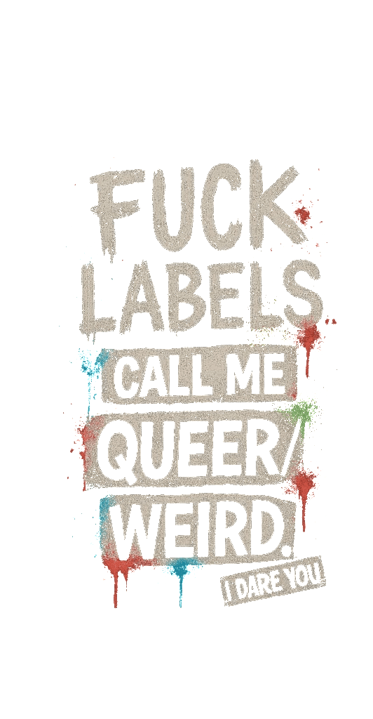 Fuck Labels print detail