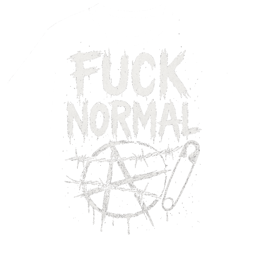 Fuck Normal print detail