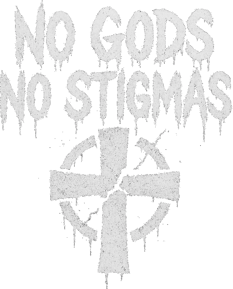 No Gods No Stigmas print detail