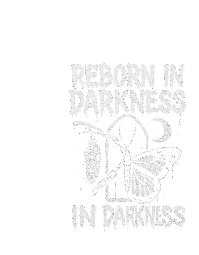 Reborn In Darkness print detail