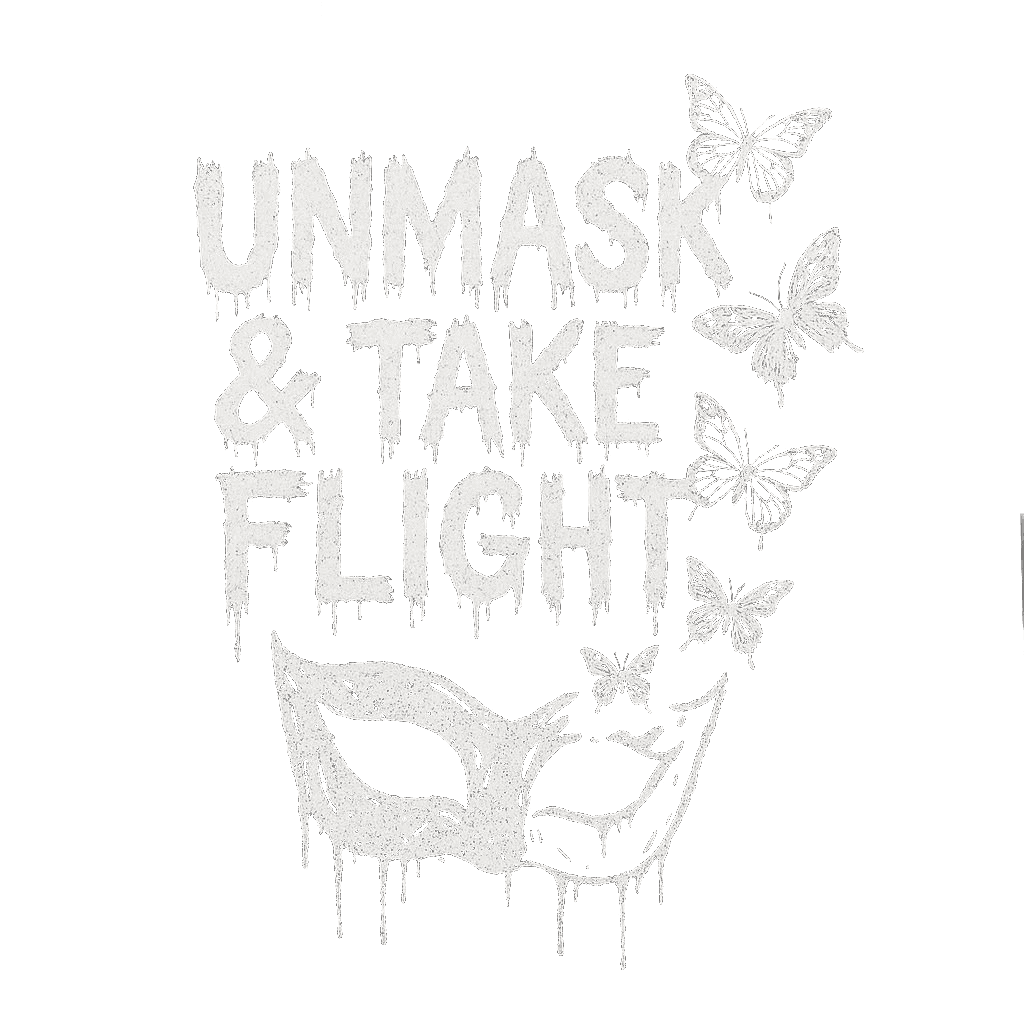 Unmask & Take Flight print detail