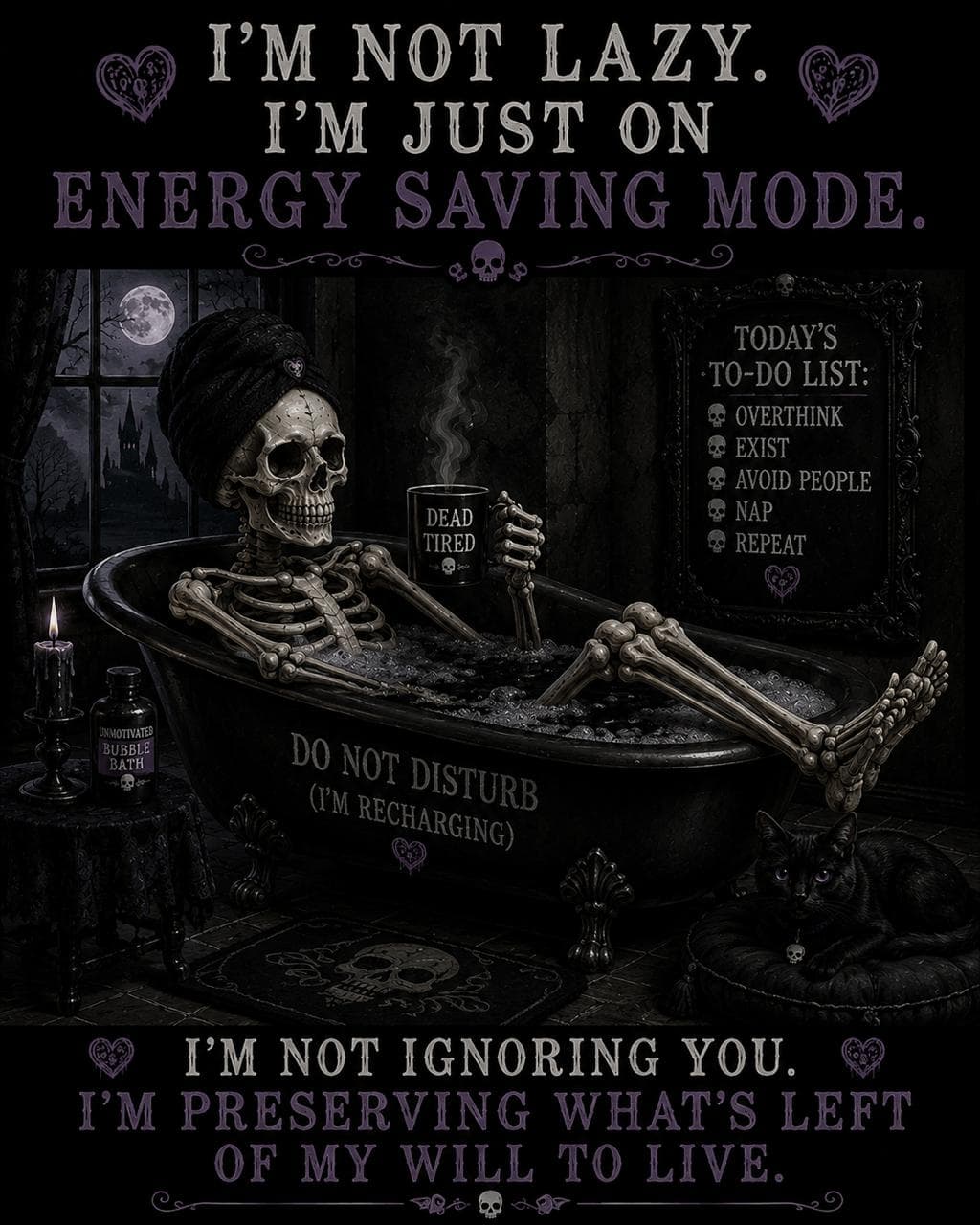 Energy Saving Mode Sticker print detail