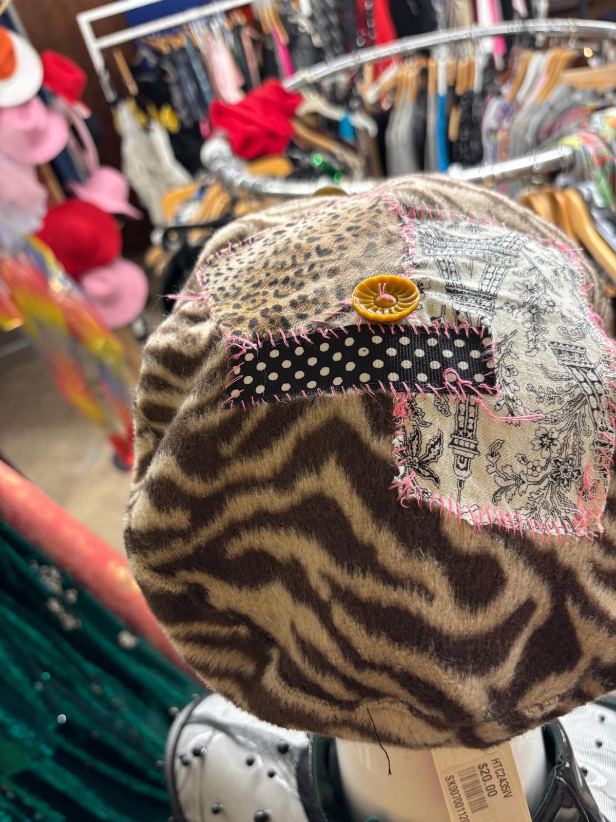 Leopard Patchwork - Beret