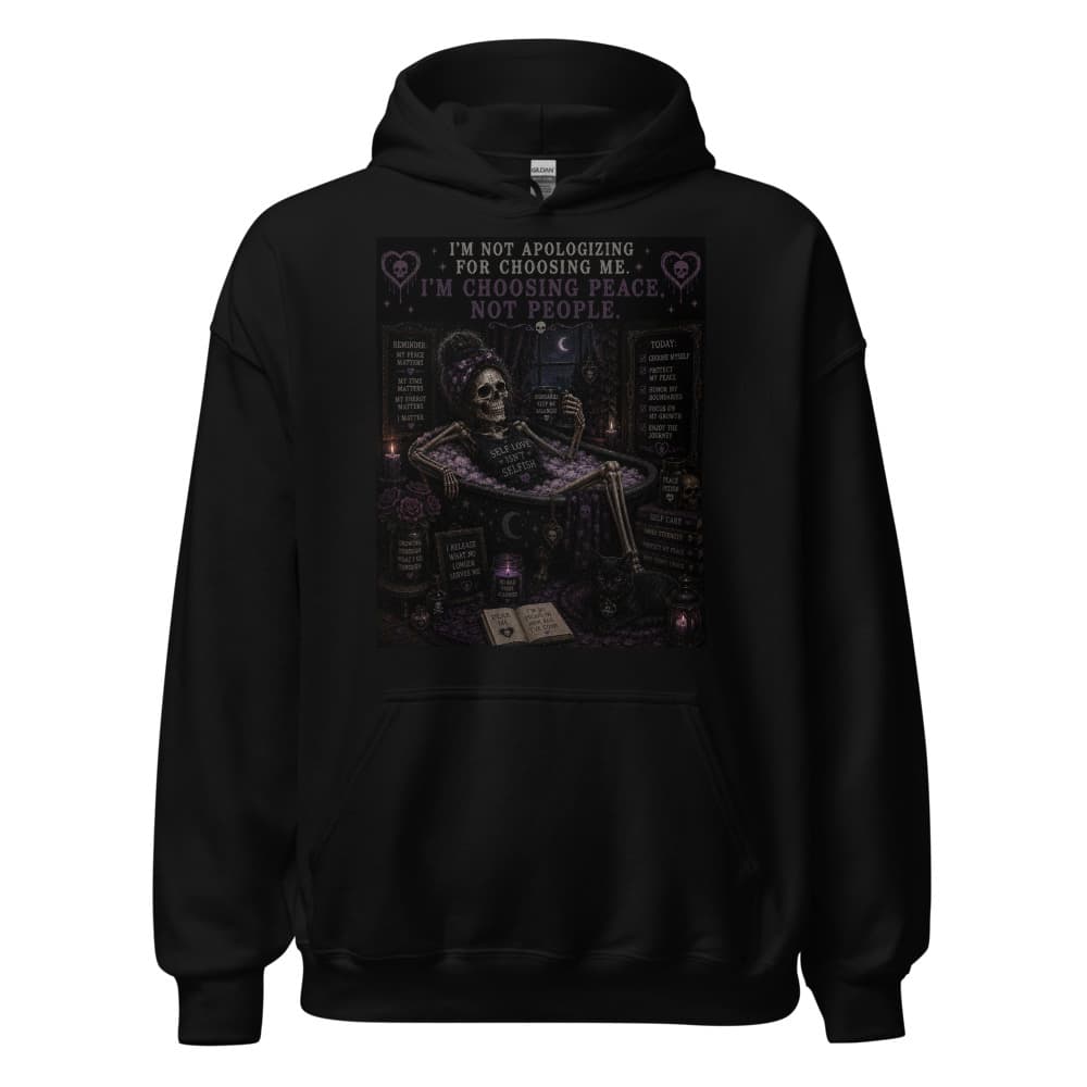 Choosing Peace, Not People Hoodie