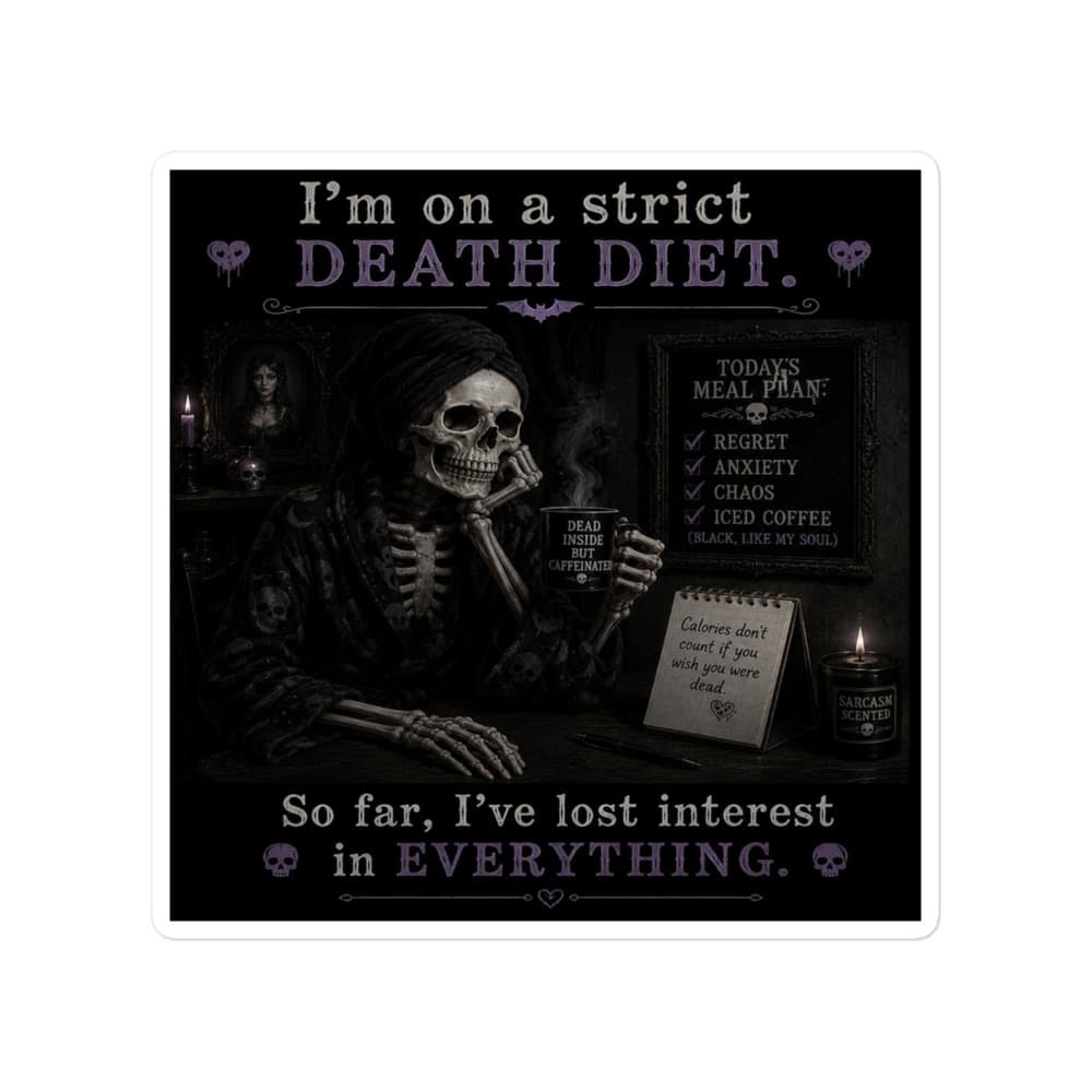 Death Diet Sticker